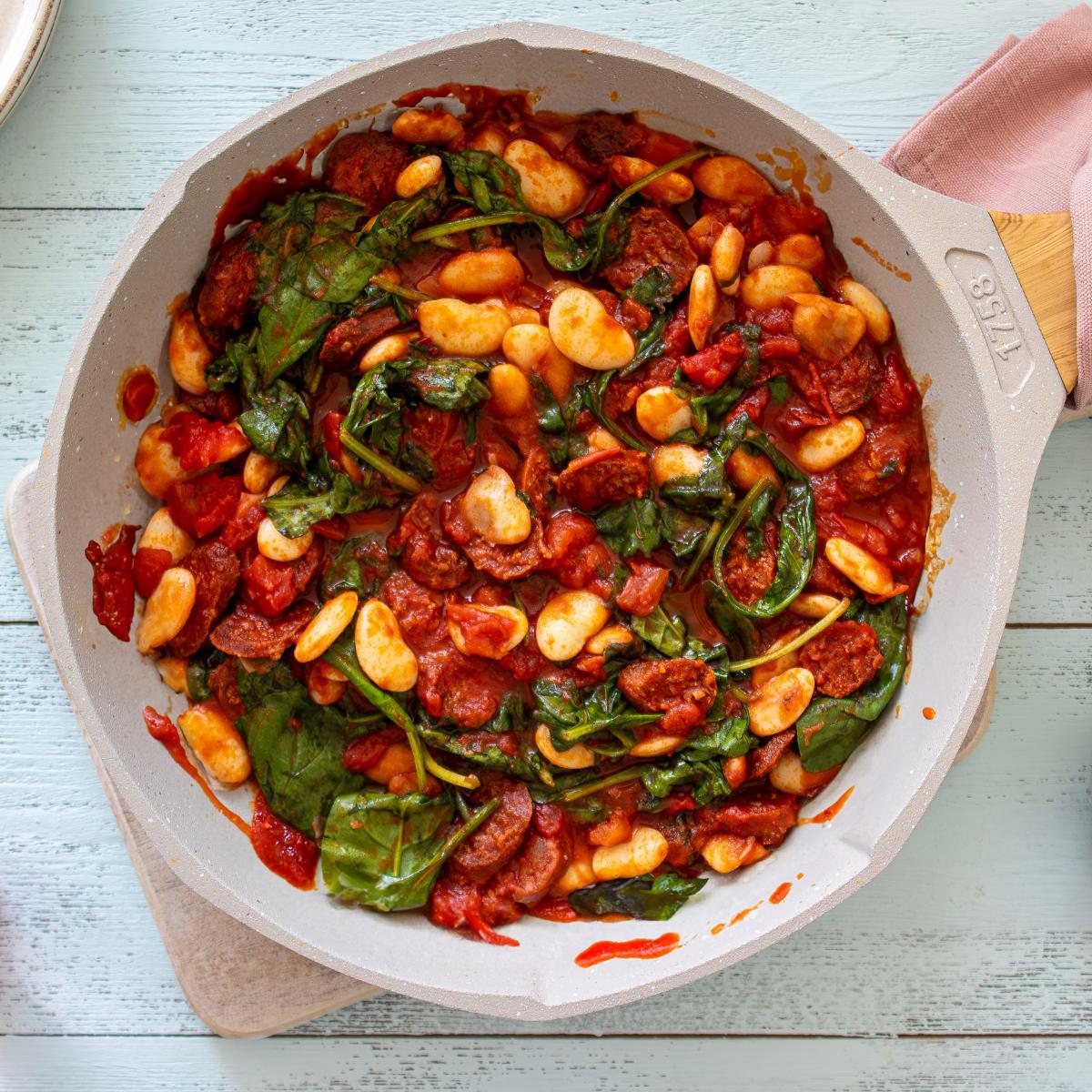 5 Ingredient Chorizo & Butter Bean Stew