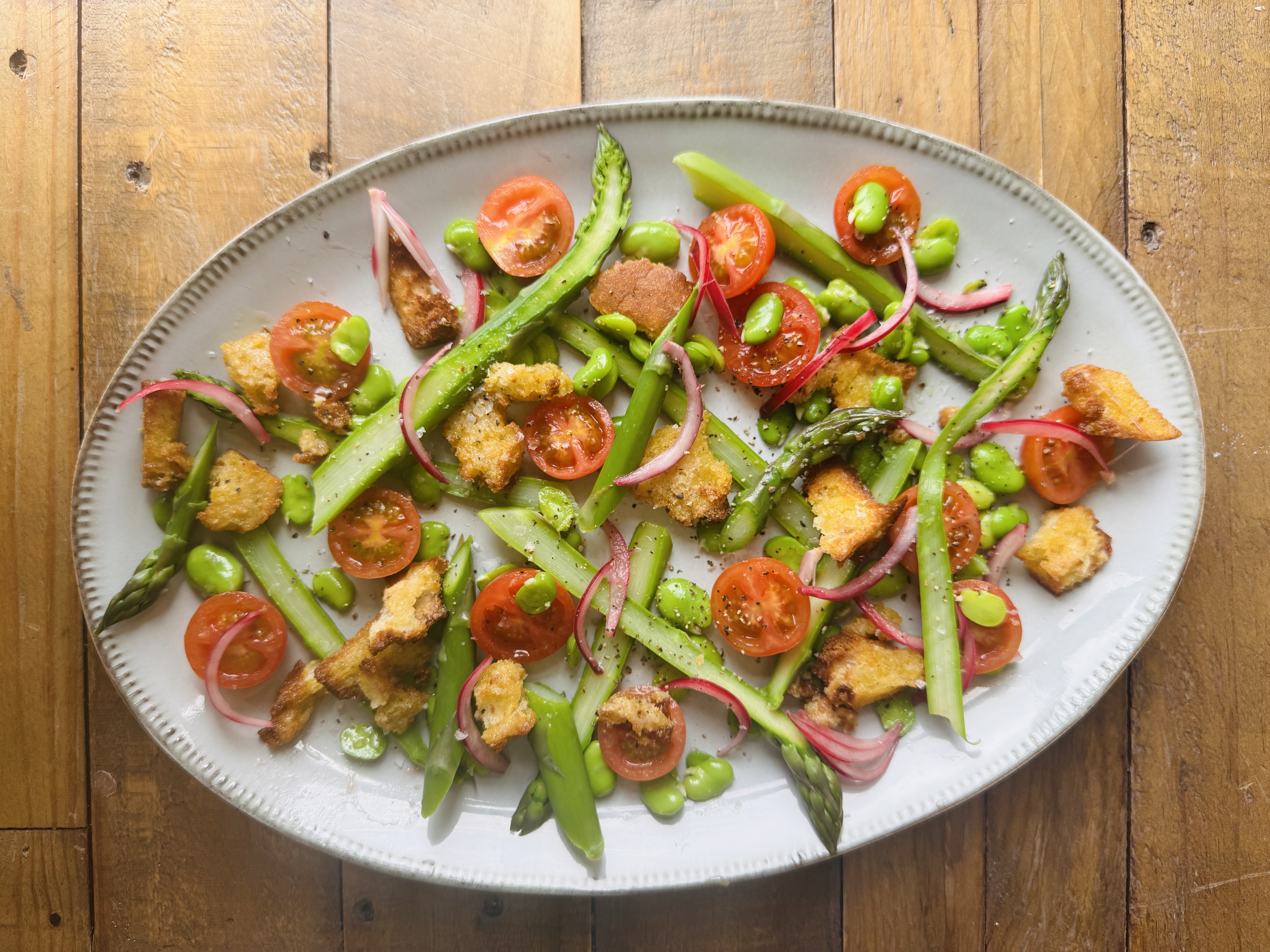 Asparagus Panzanella