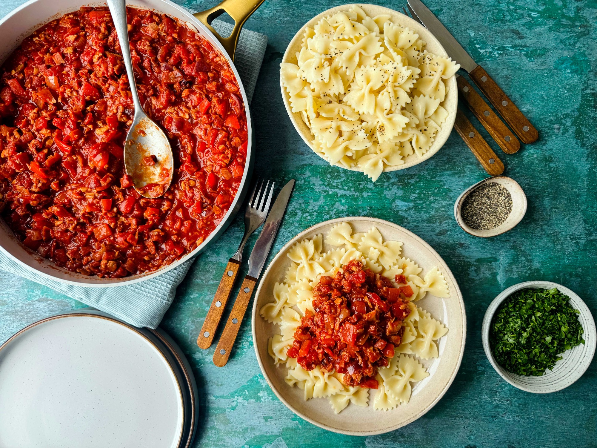 Batch Cook Gochujang Chicken & Chorizo