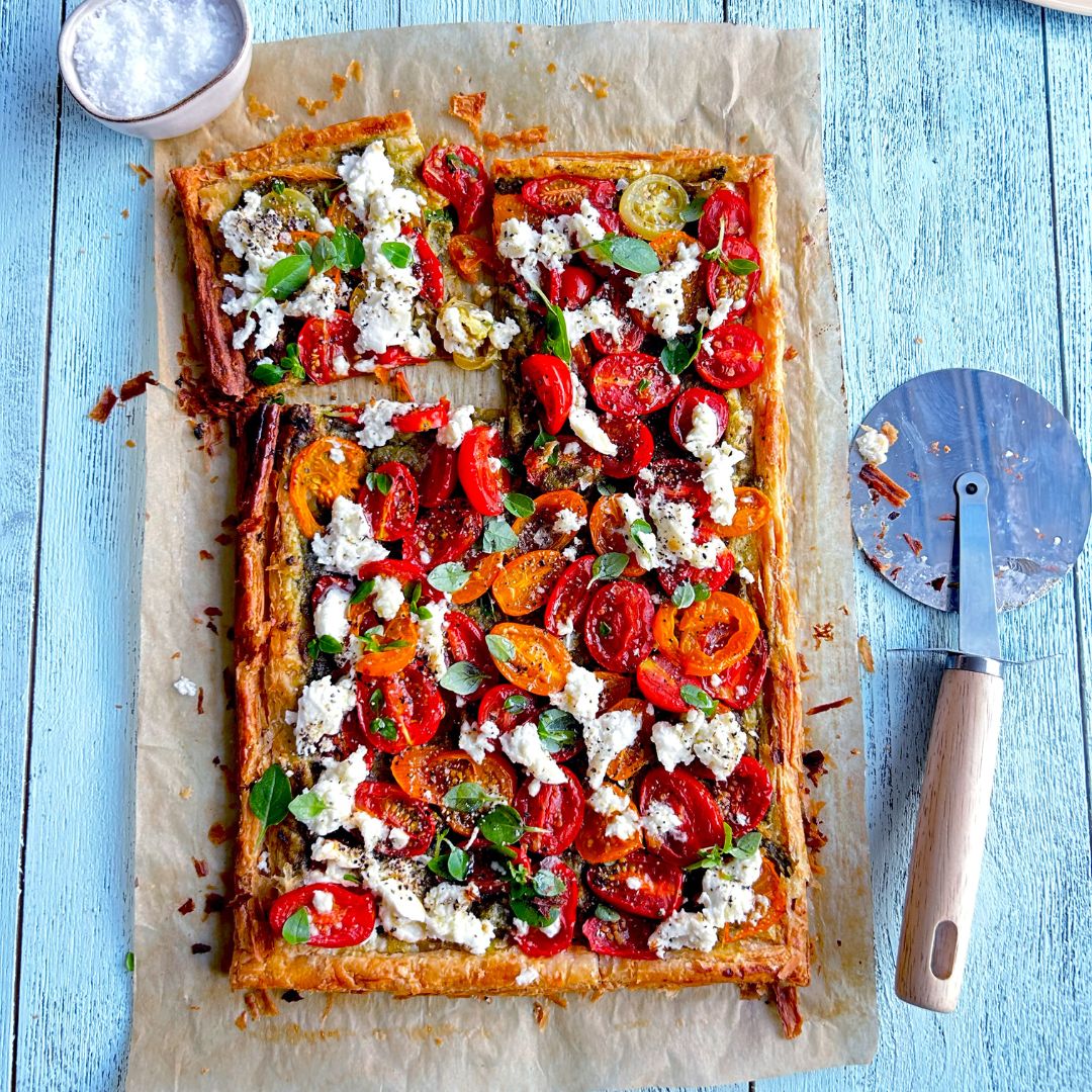 Tomato Caprese Tart