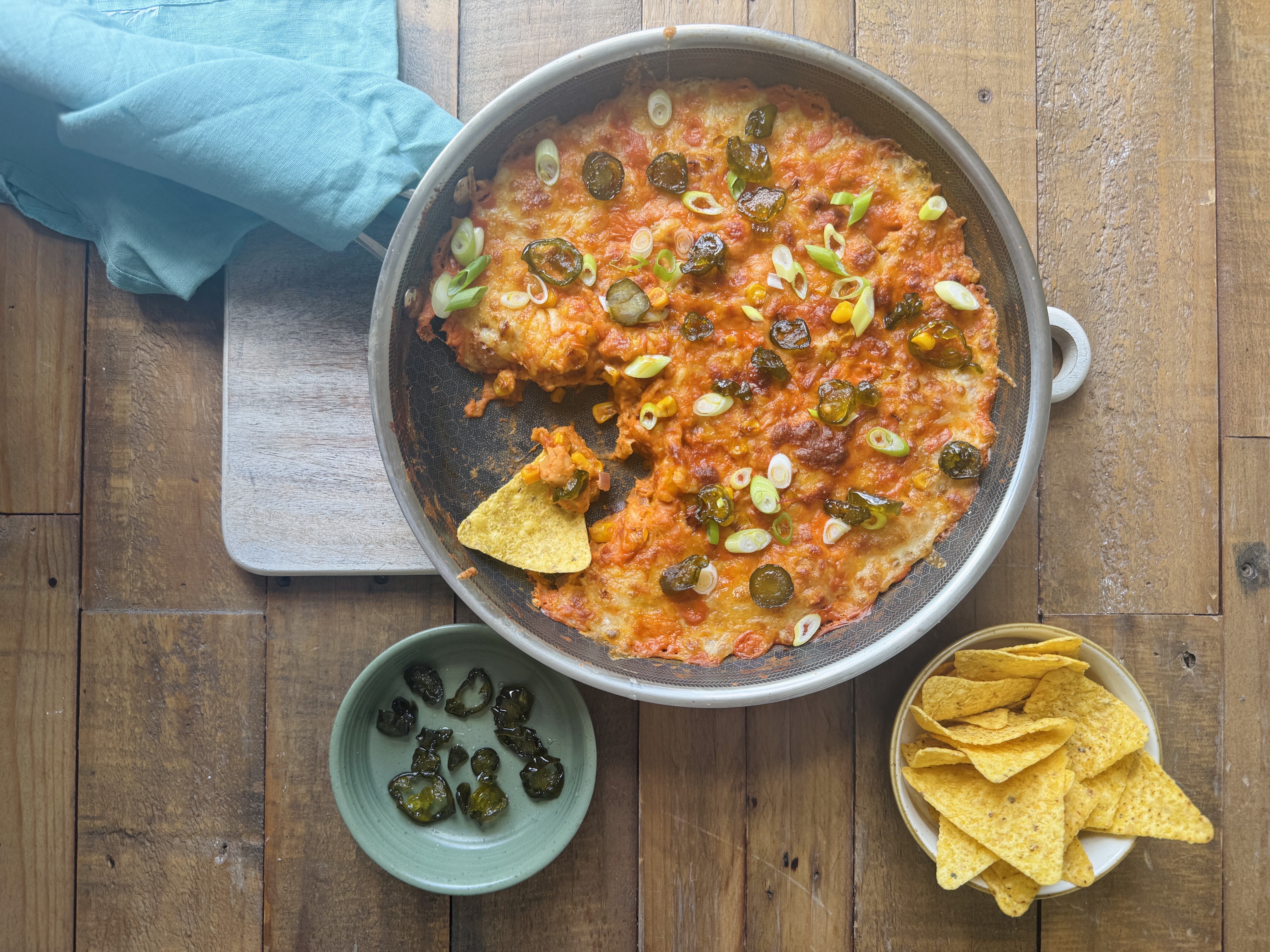 Chilli Cheese Chickpeas & Candied Jalapeños