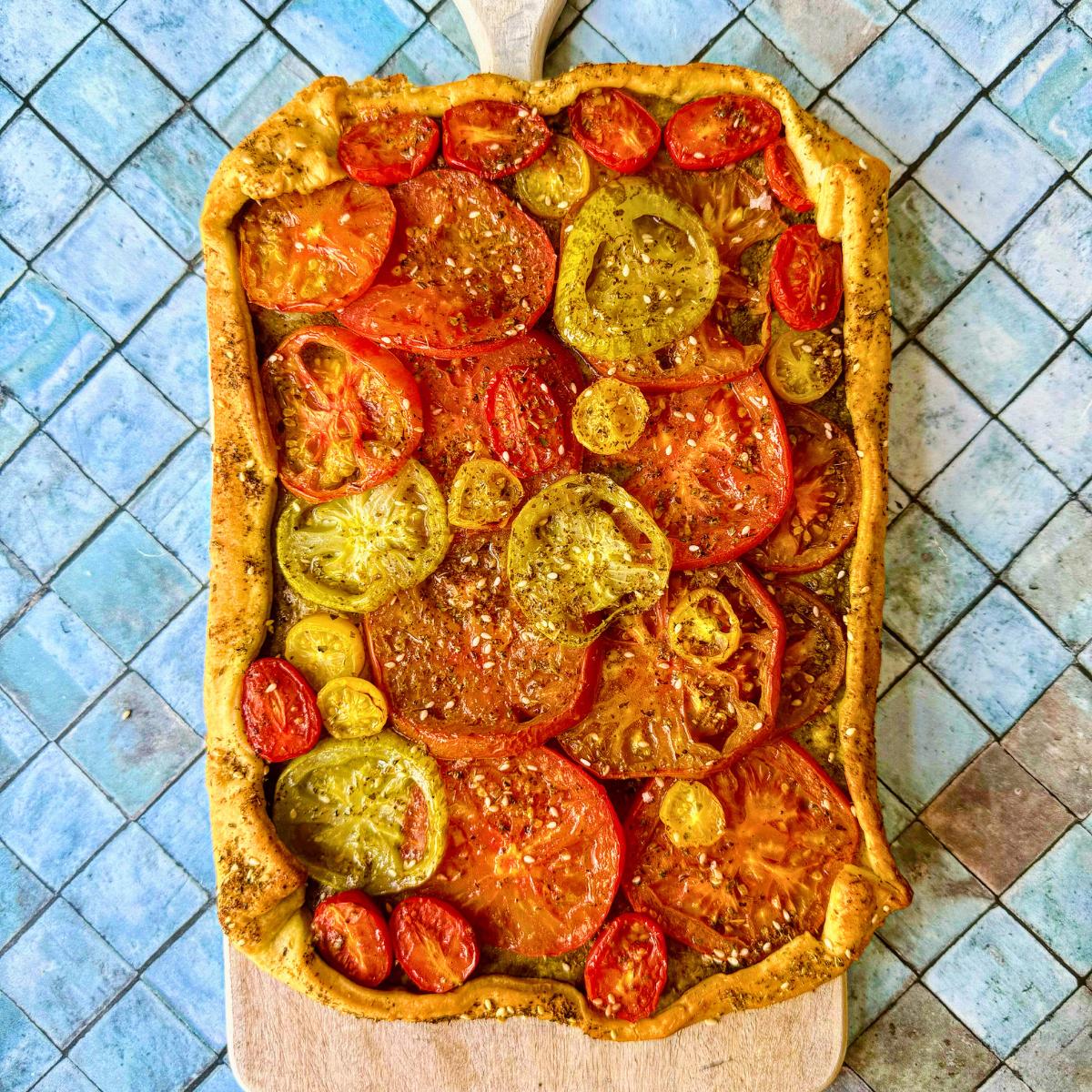 Easy Za'atar Tomato Tart