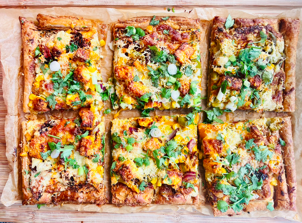 Easy Masala Paneer Tart
