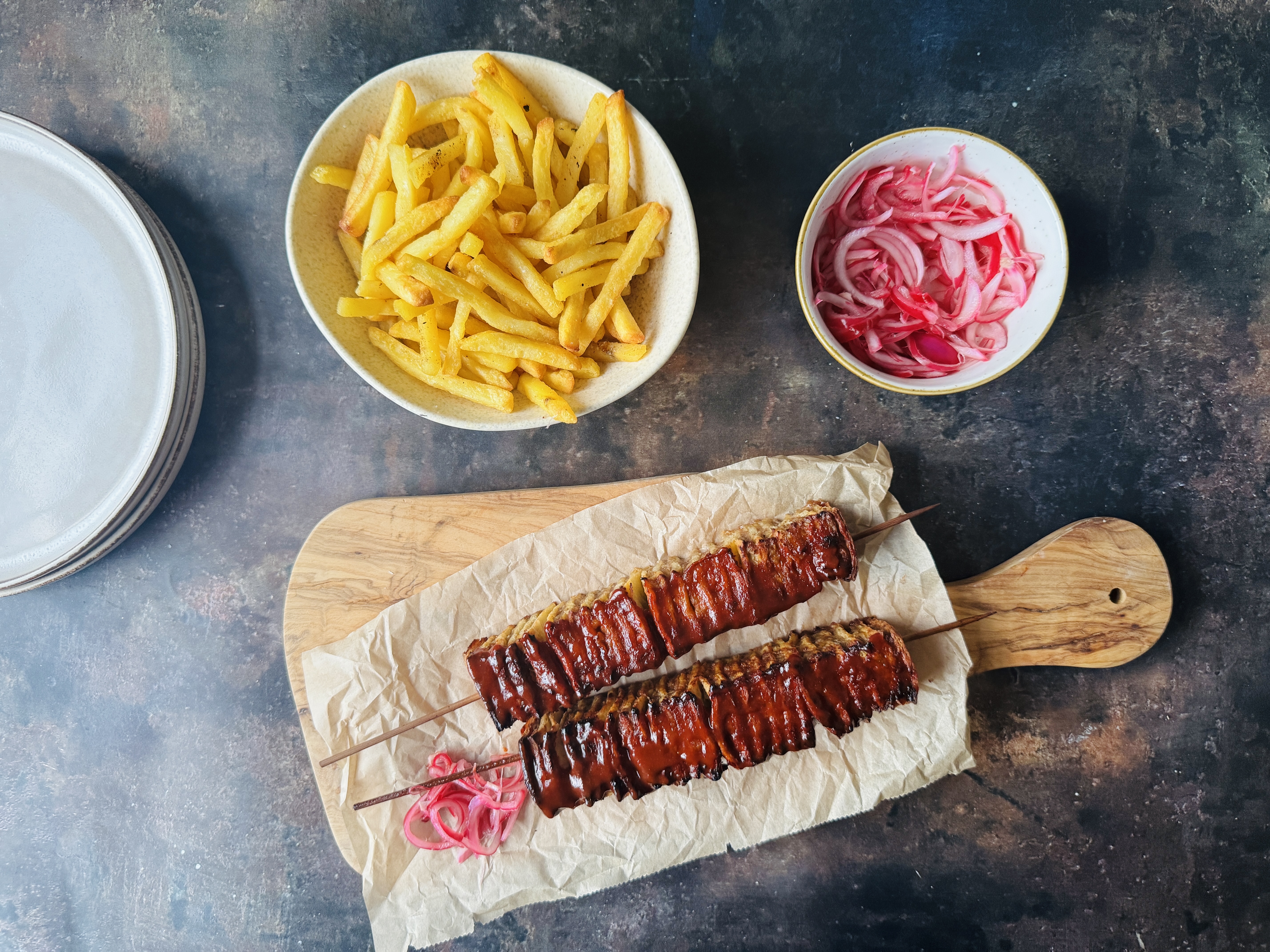 Festive Tortilla Kebab Skewers