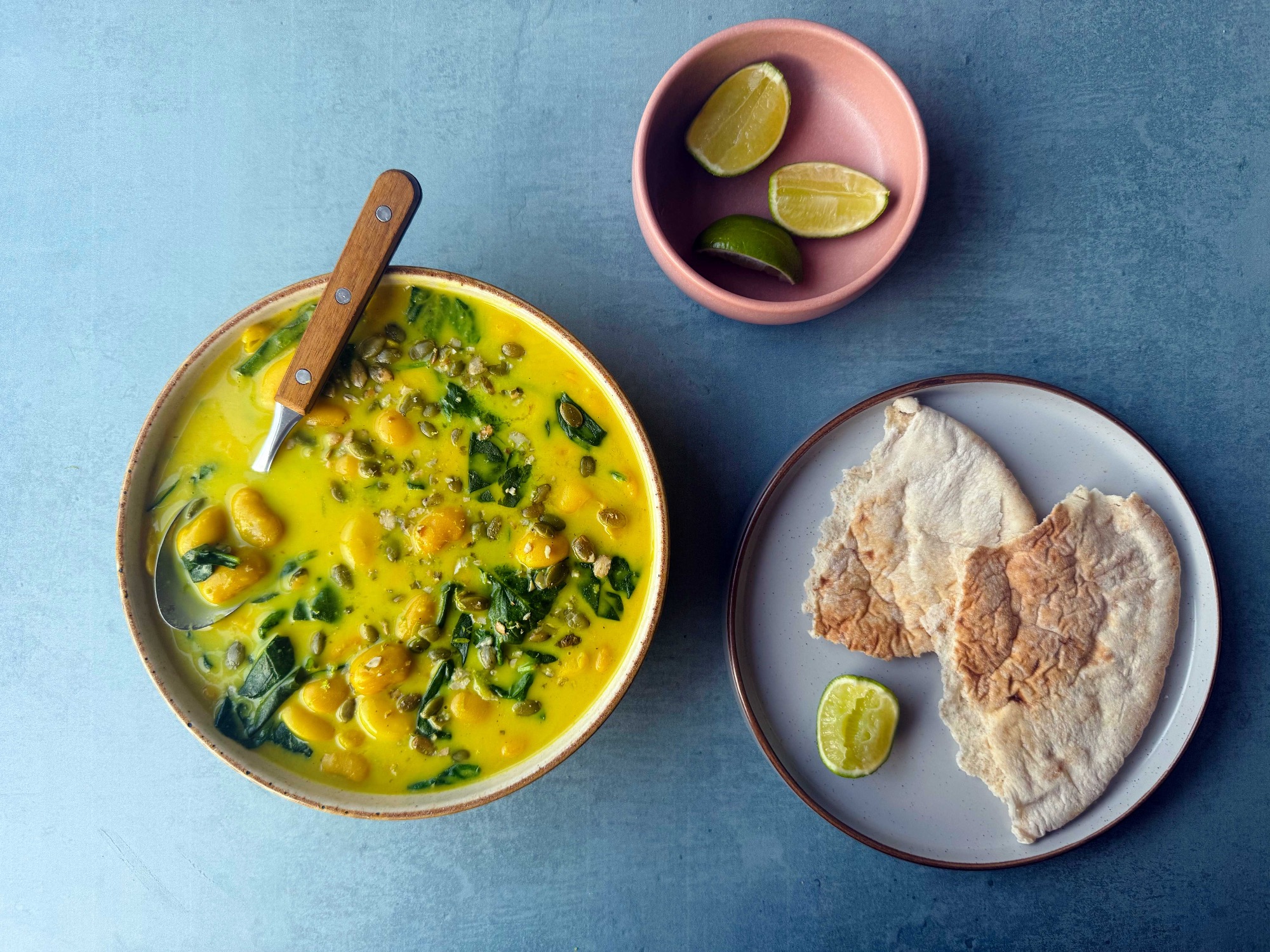 15 Minute Coconut & Lime Brothy Beans