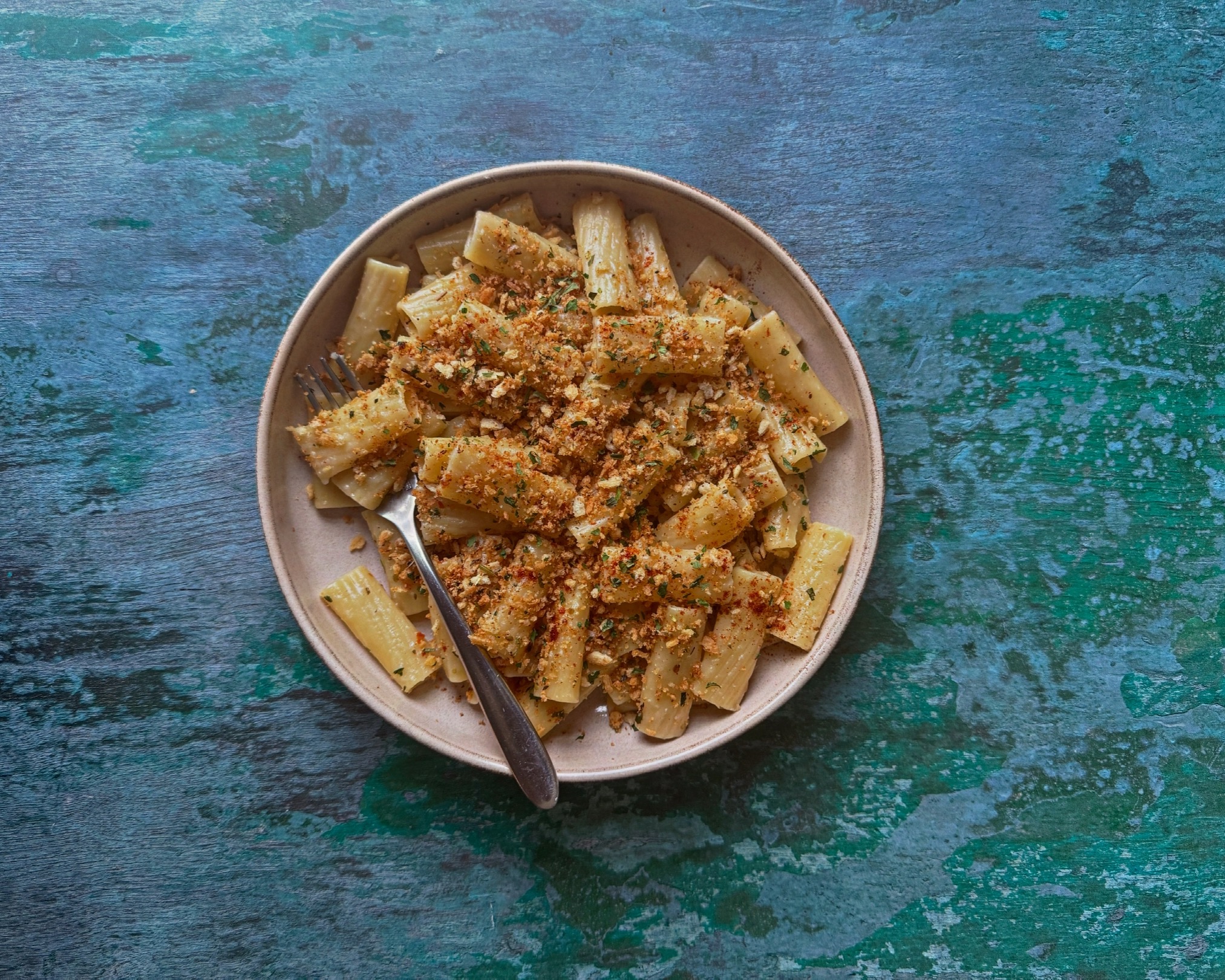 Garlic Bread Pasta