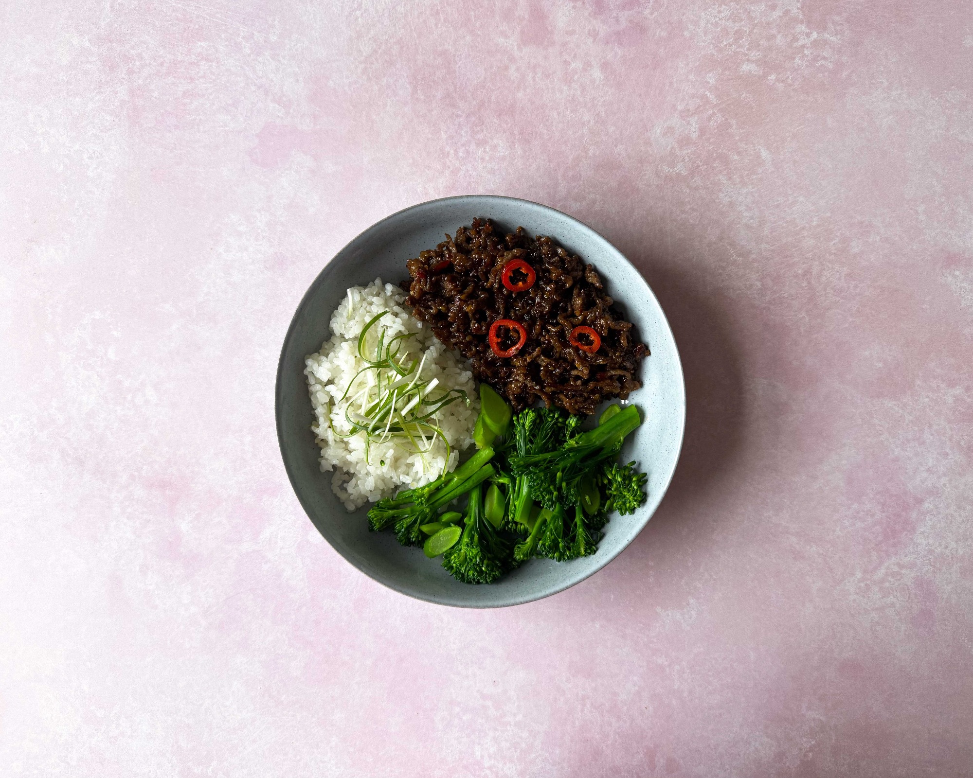 Honey Chilli Beef Sticky Rice Bowls