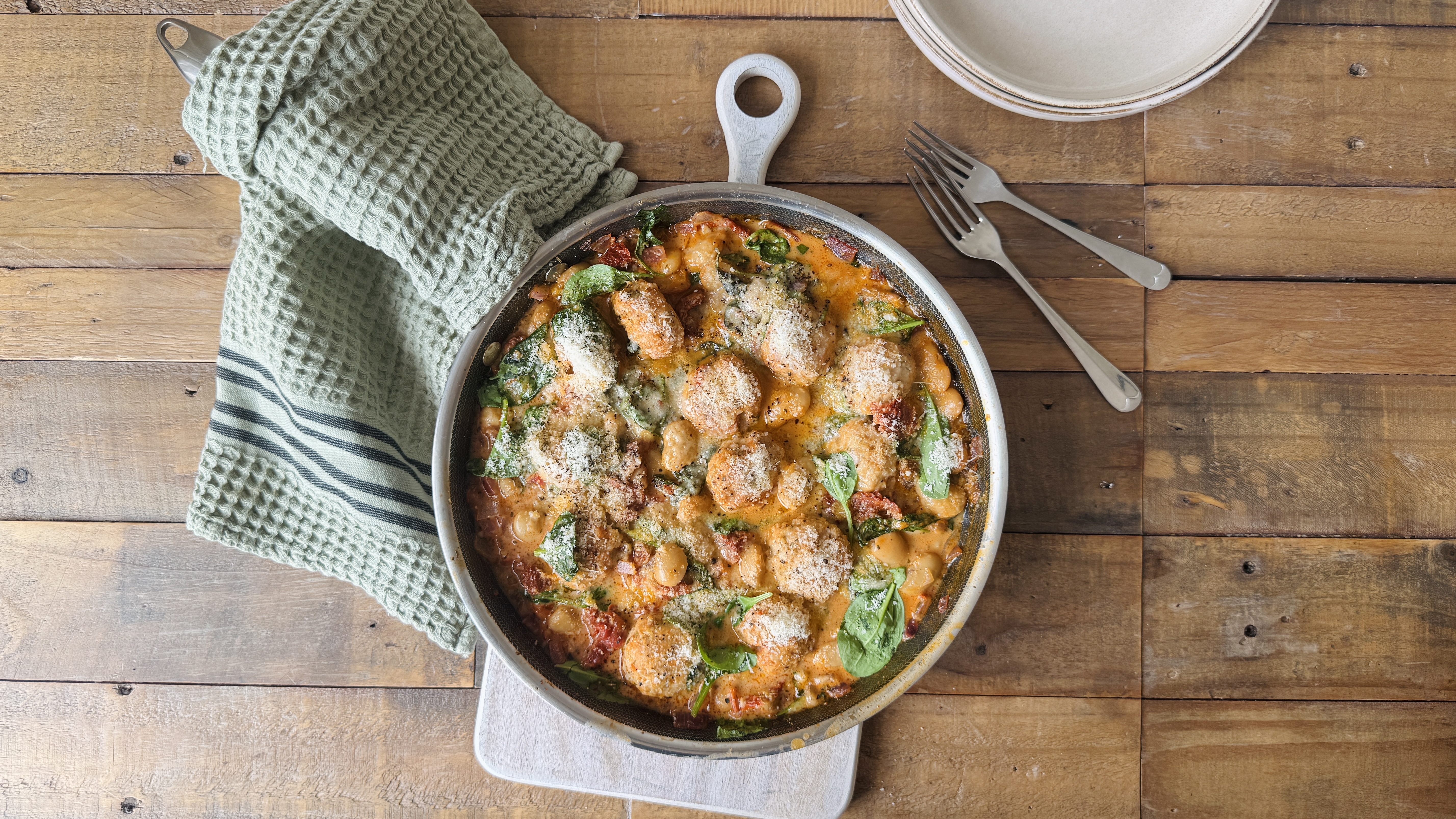 Grab & Go Marry Me Meatballs & Creamy Beans