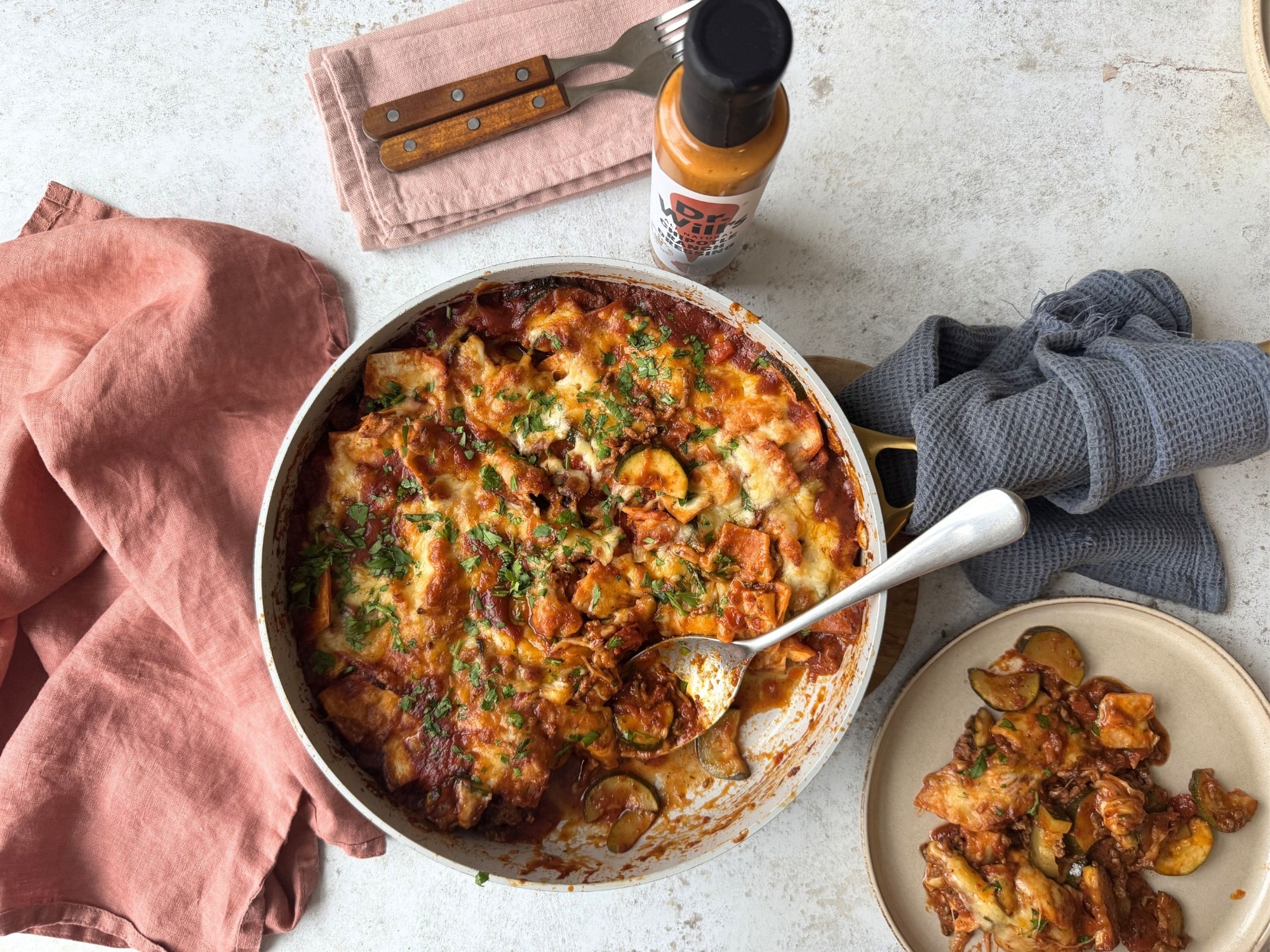 One Pan Chipotle Beef Enchiladas