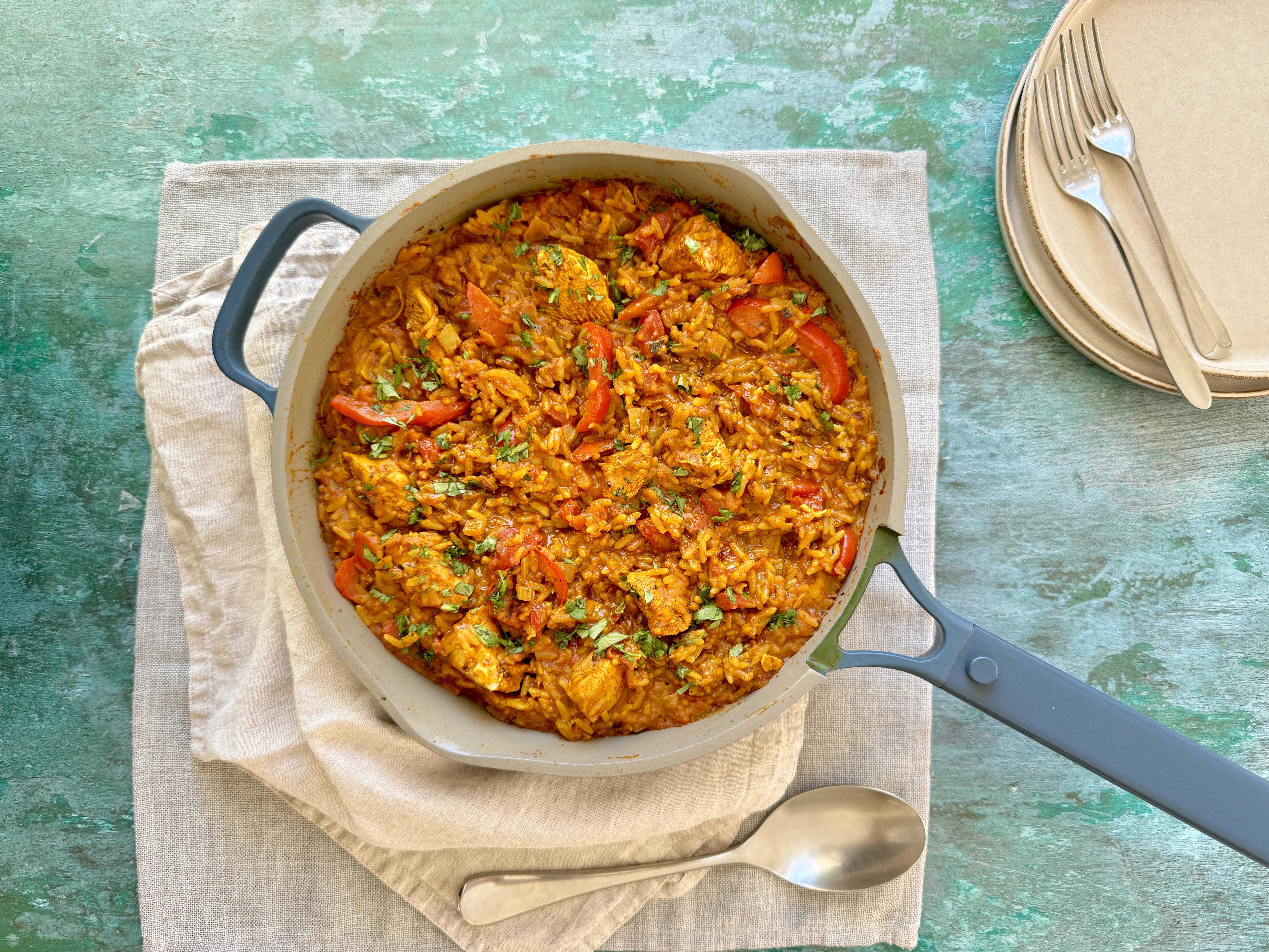 One Pot Chicken Tikka Rice