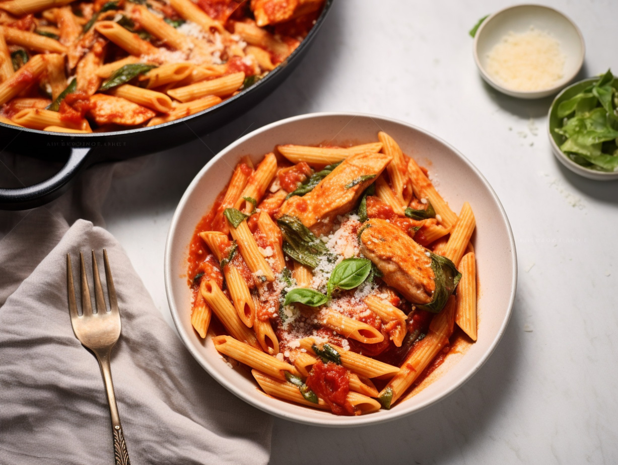 One Pot Salmon Arrabbiata