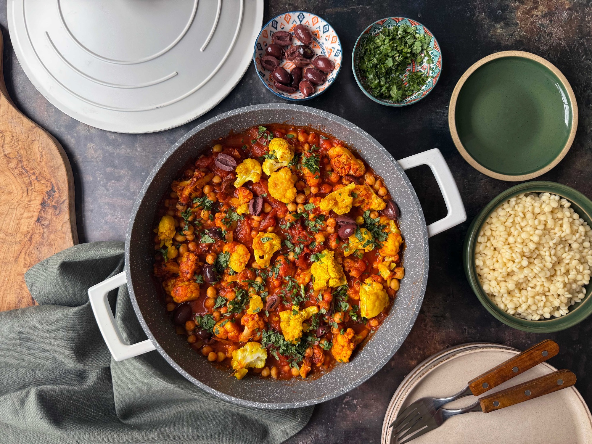 Roasted Cauliflower Tagine