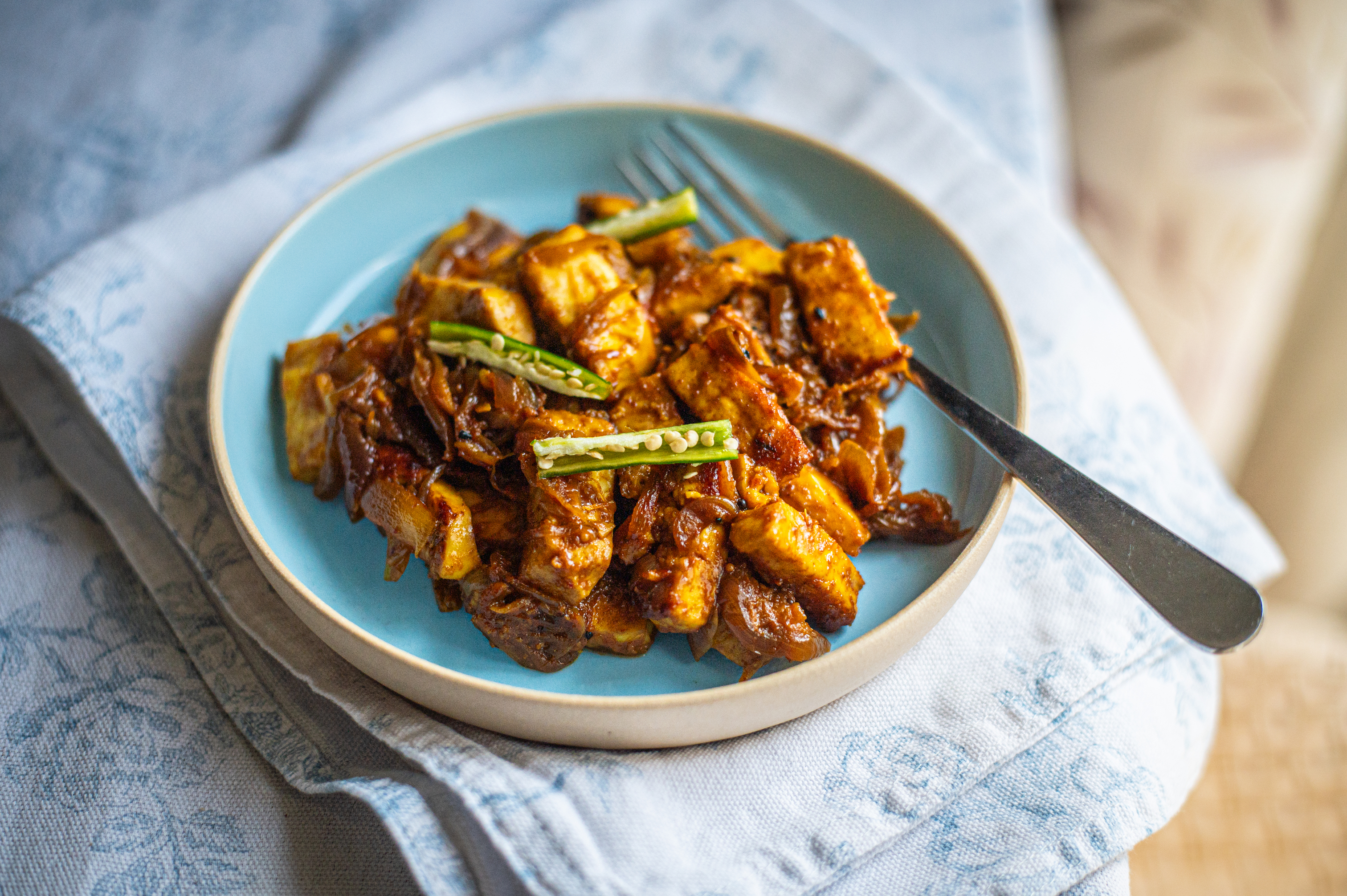 Paneer with Onions  - Paneer Piaza