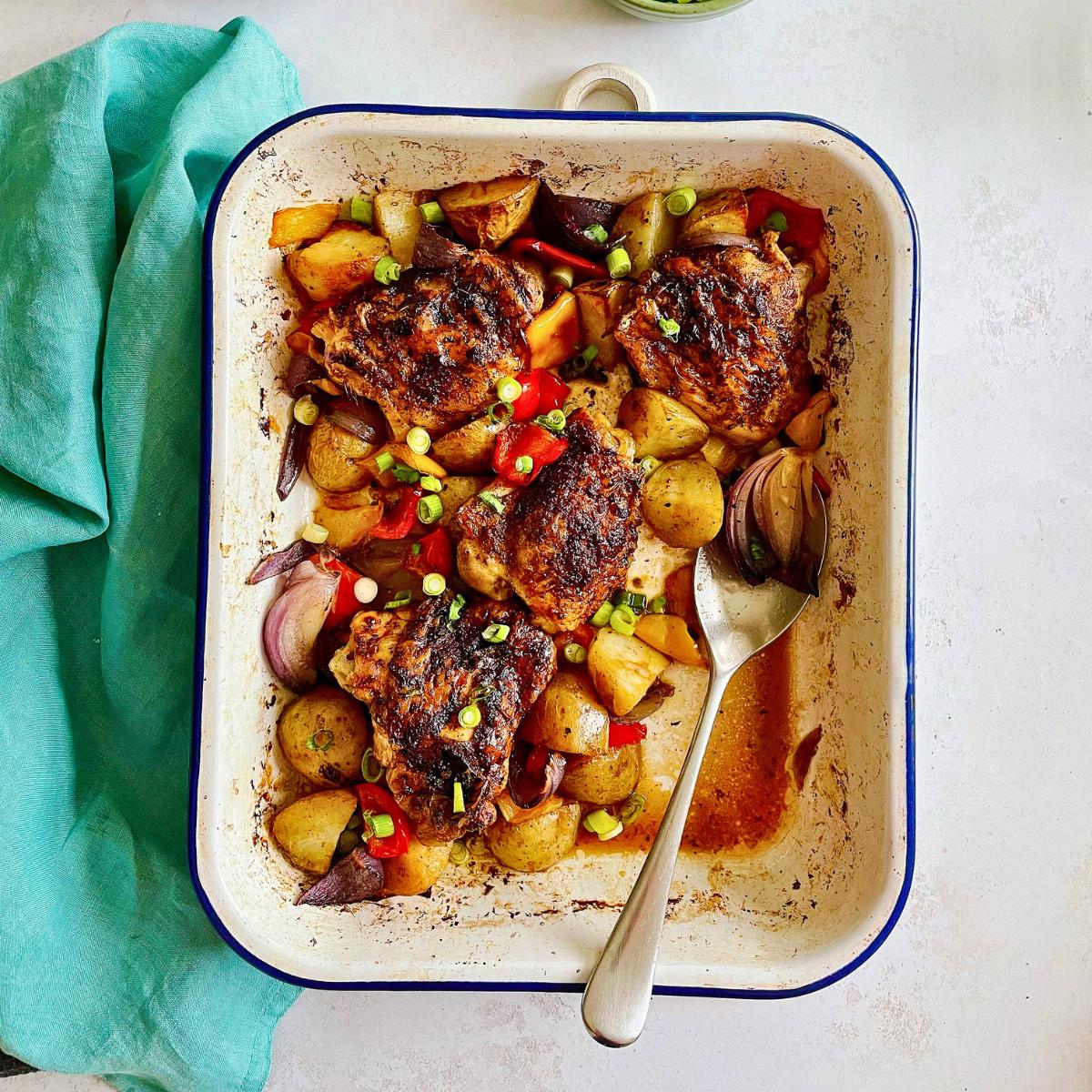 Salt & Pepper Chicken Traybake