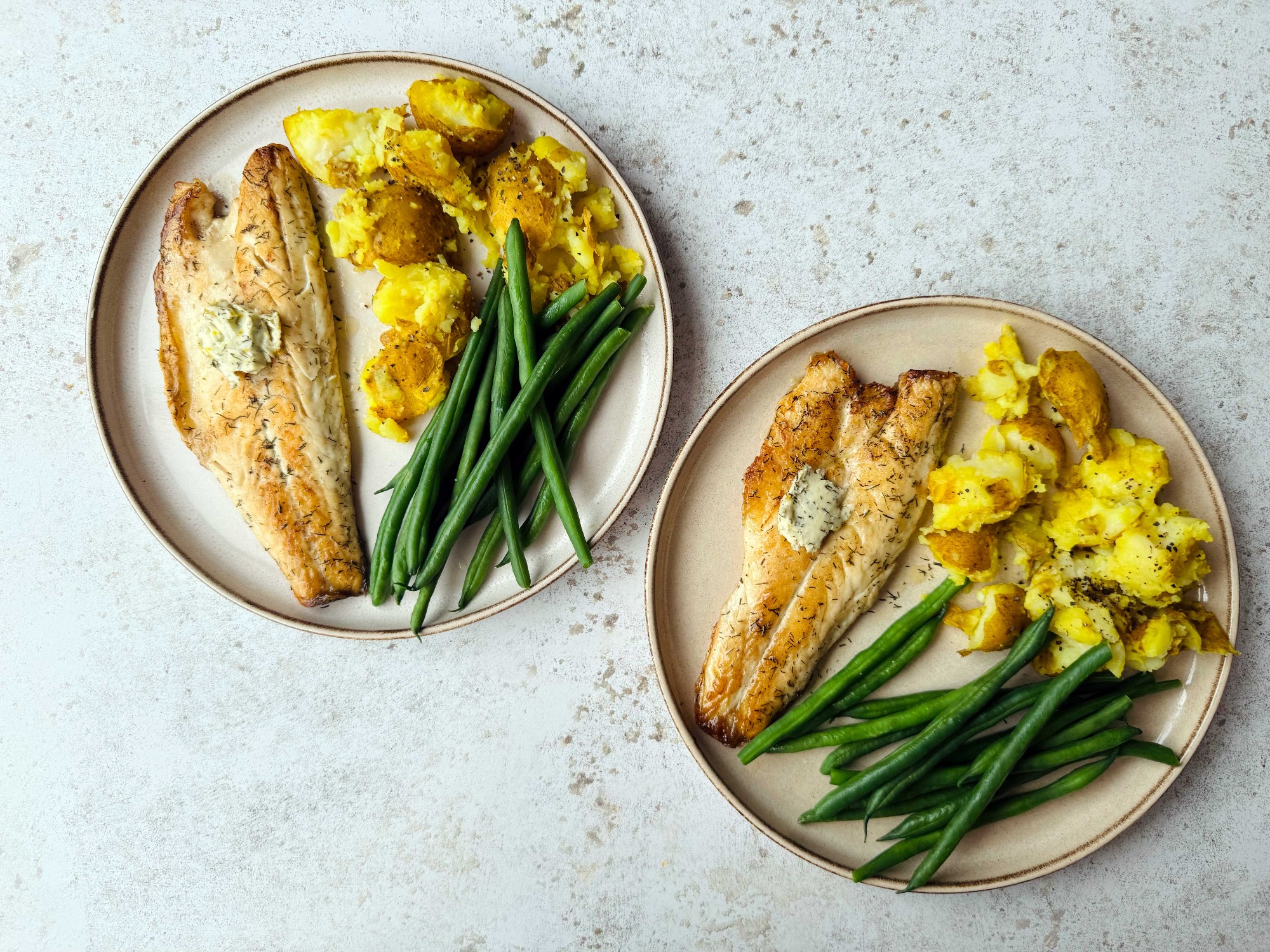 Sizzled Sea Bass & Citrus Butter 