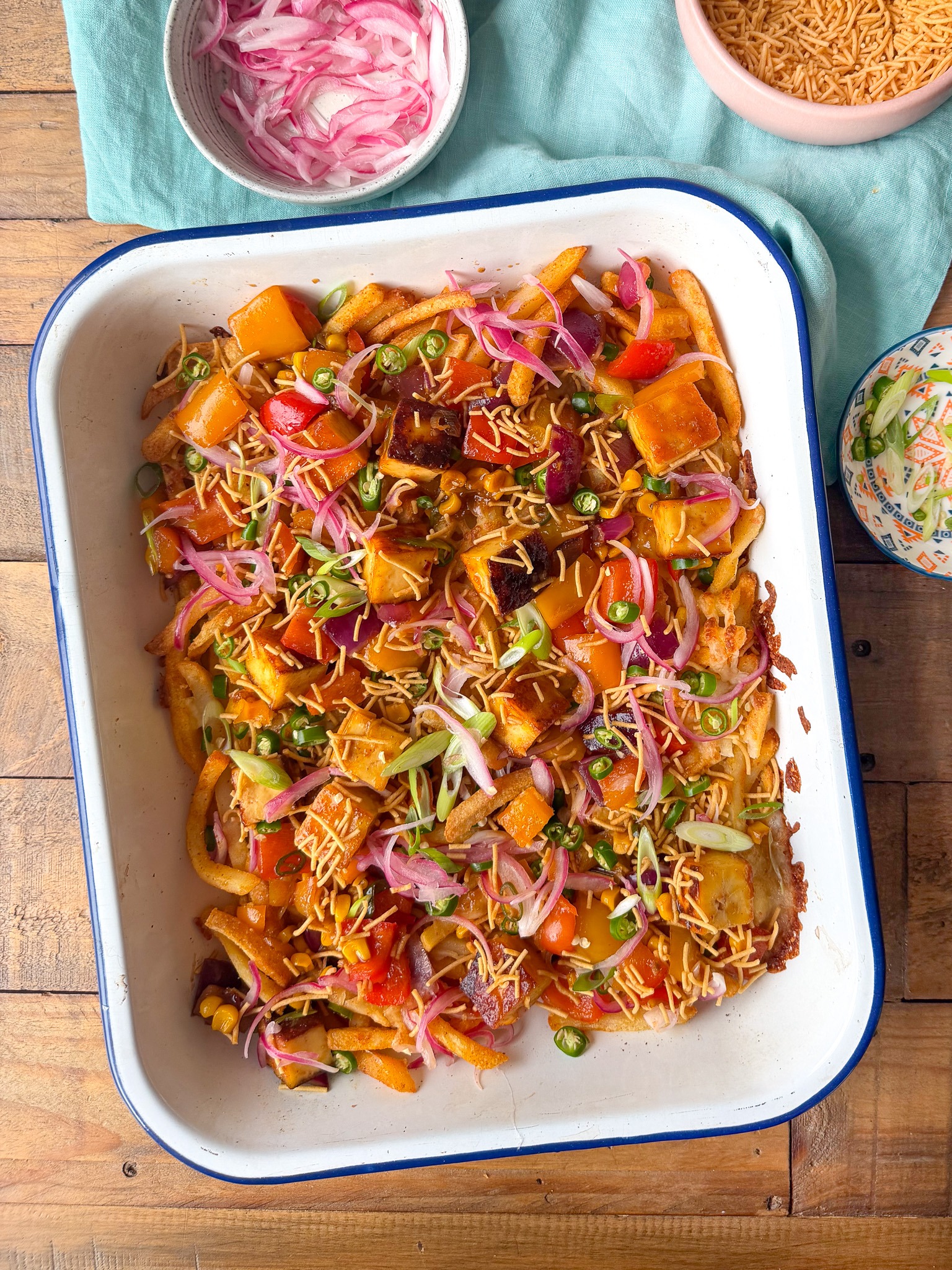 Sizzling Paneer Loaded Fries