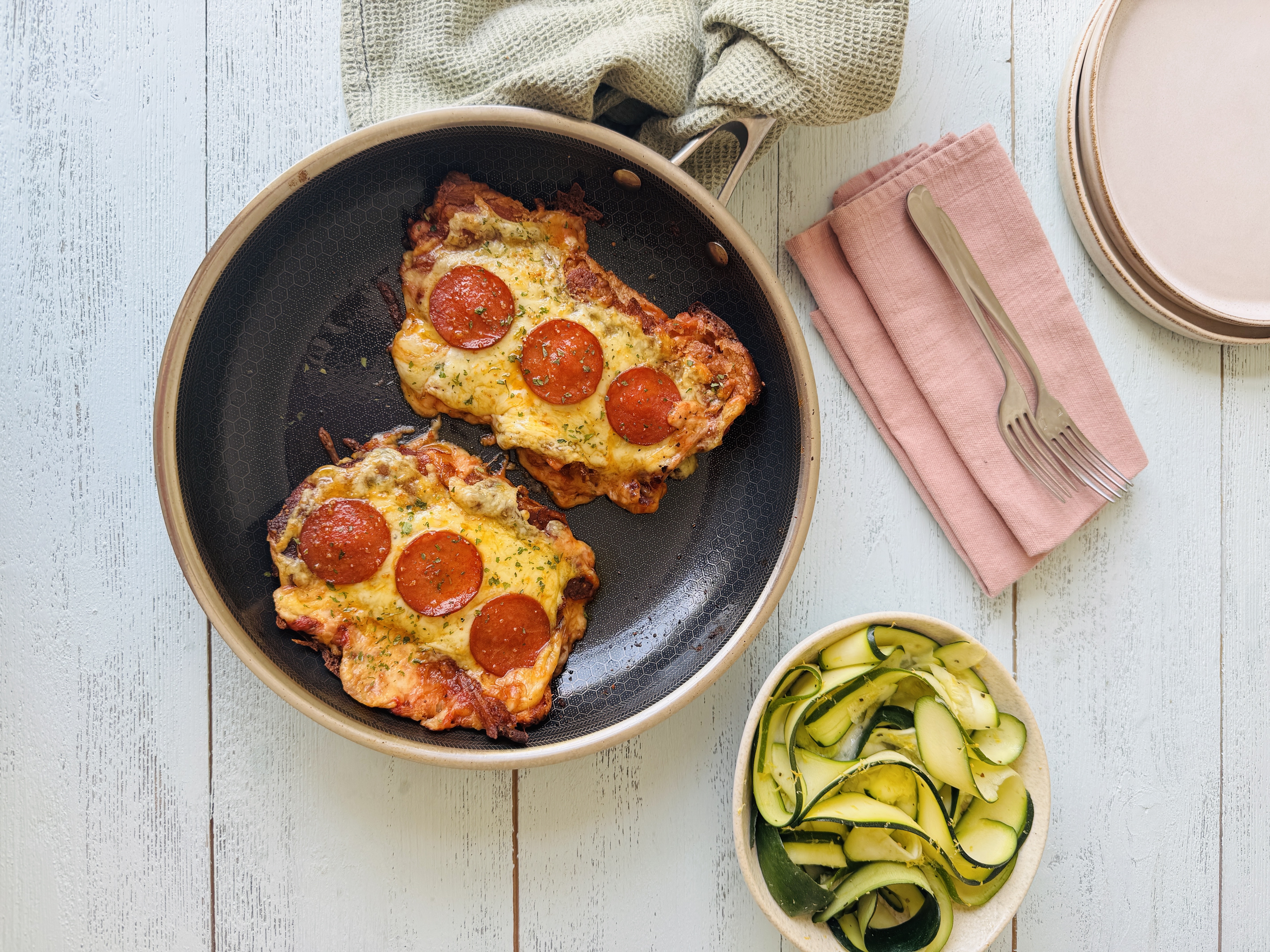Smashed Pizza Croissants