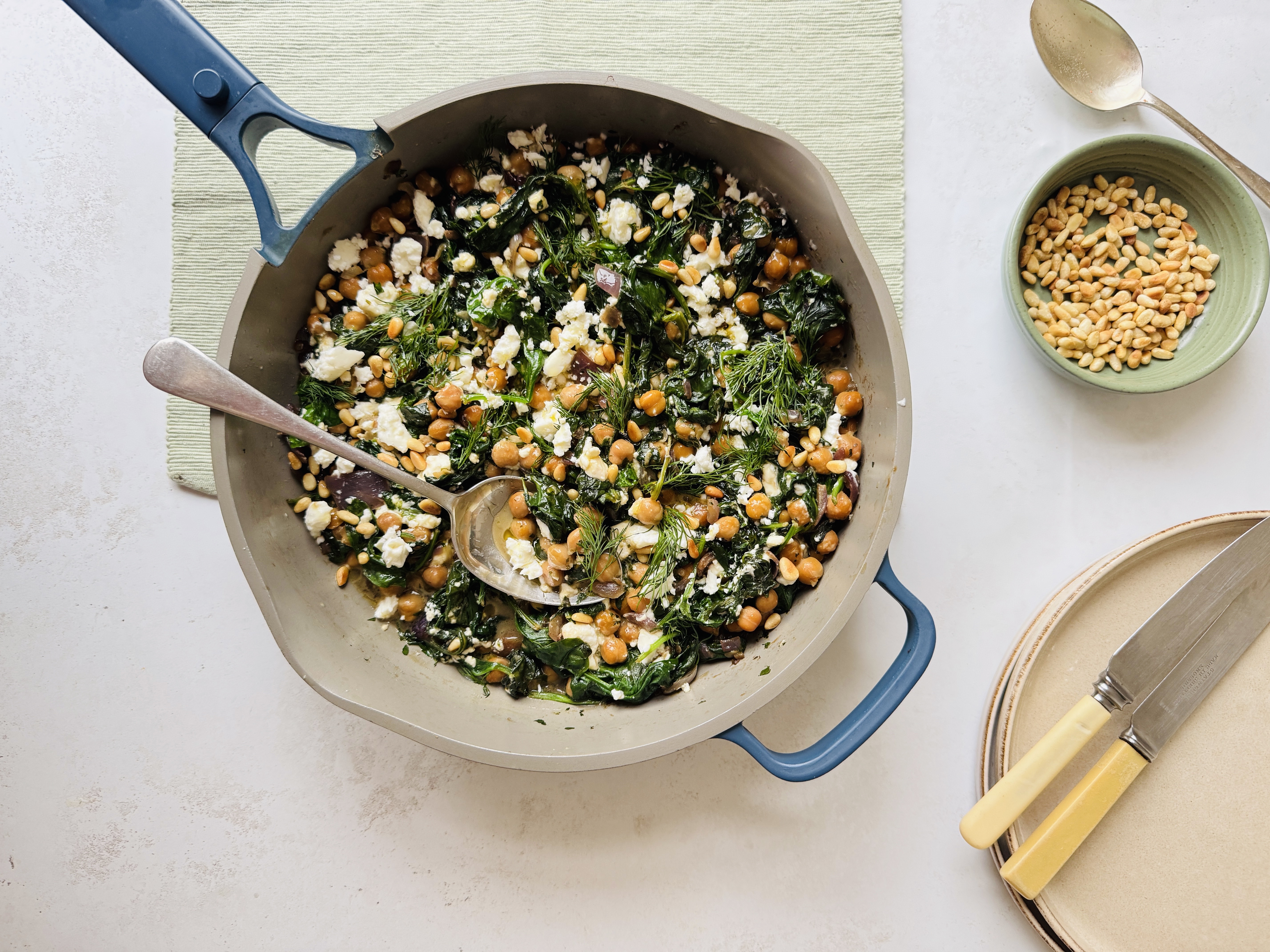 Spanakopita Chickpeas 