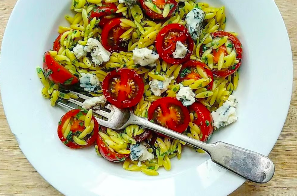 Speedy Saffron Orzo