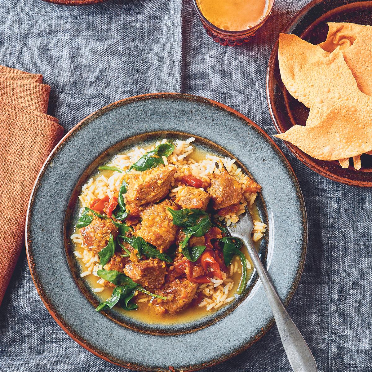 Instant Pot Aromatic Indian Lamb Saag