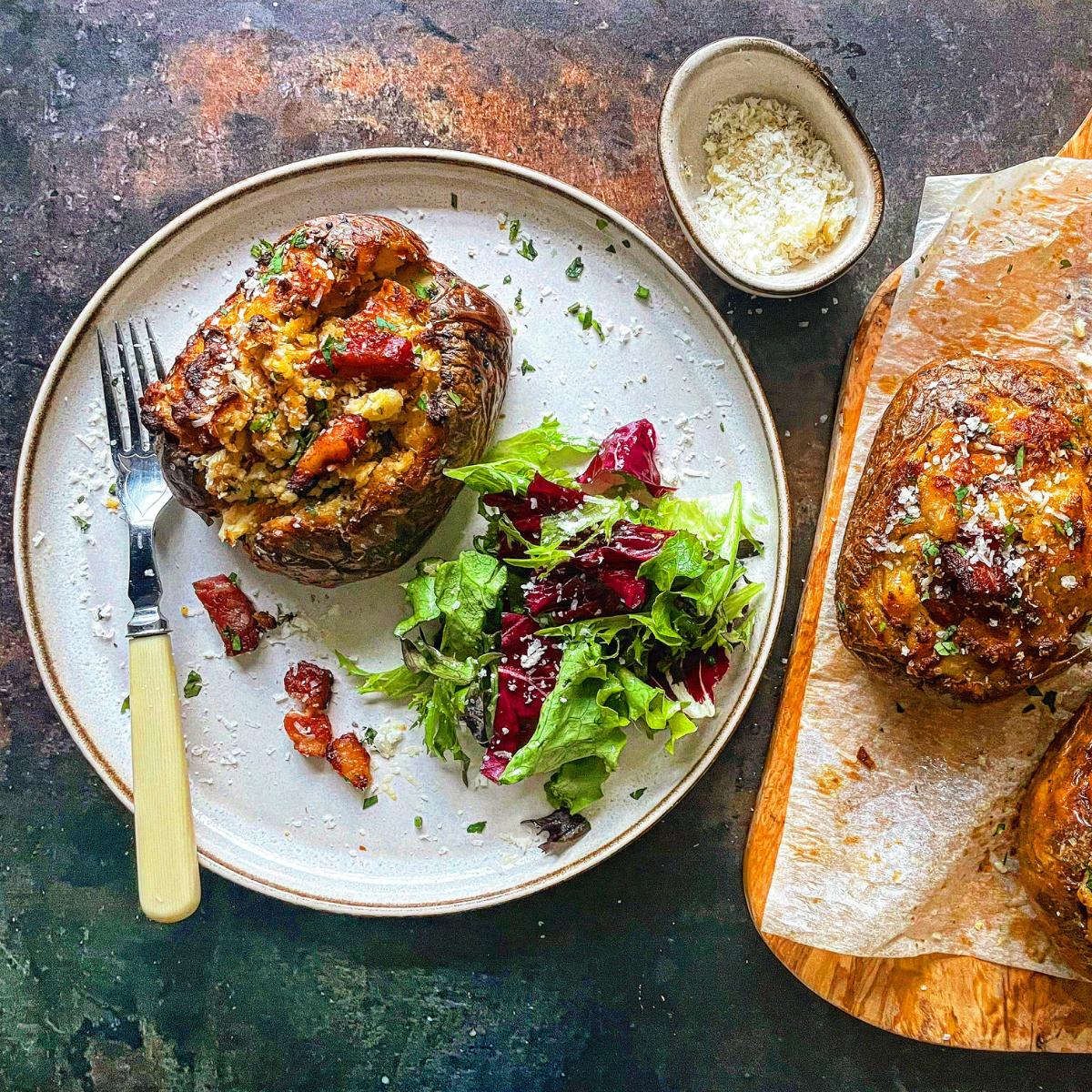 Carbonara Jacket Potatoes