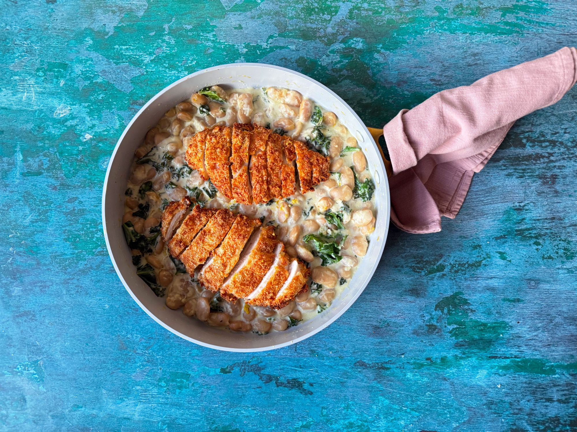 Chicken Kyiv-Style Beans