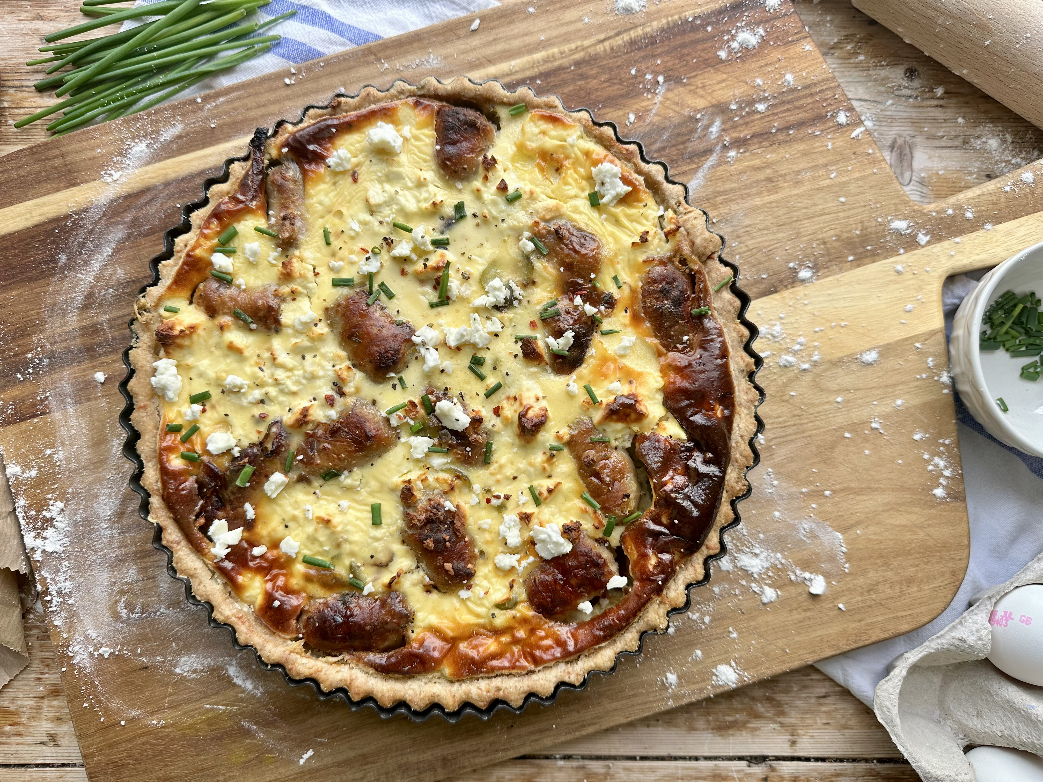 Summer Banger Quiche