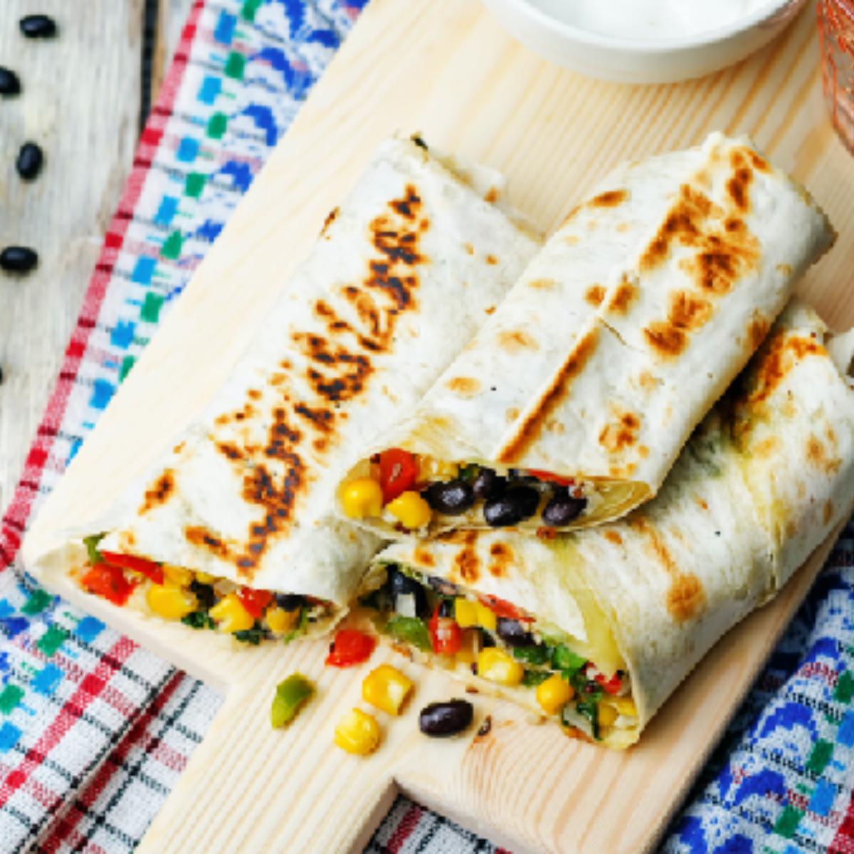 Smoky Black Bean Burritos
